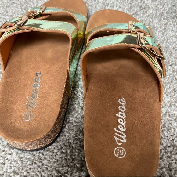 Weeboo Neon Bronze comfort sandal - Picture 4 of 7